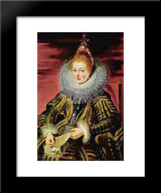 Isabella (1566-1633), Regent Of The Low Countries 20x24 Black Modern Wood Framed Art Print Poster by Rubens, Peter Paul