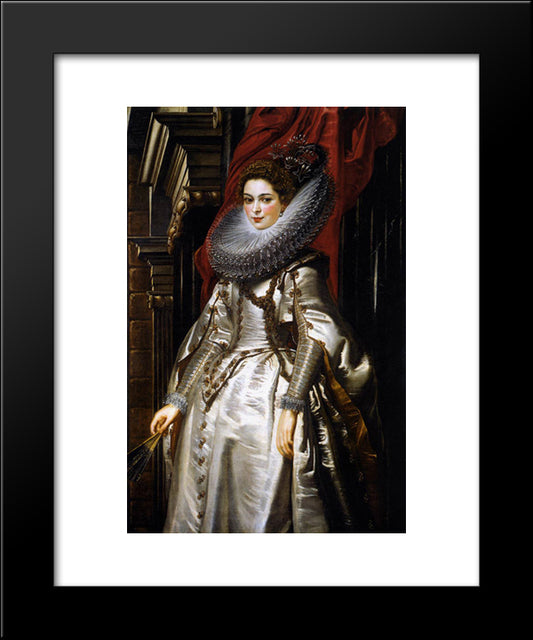 Marchesa Brigida Spinola Doria 20x24 Black Modern Wood Framed Art Print Poster by Rubens, Peter Paul