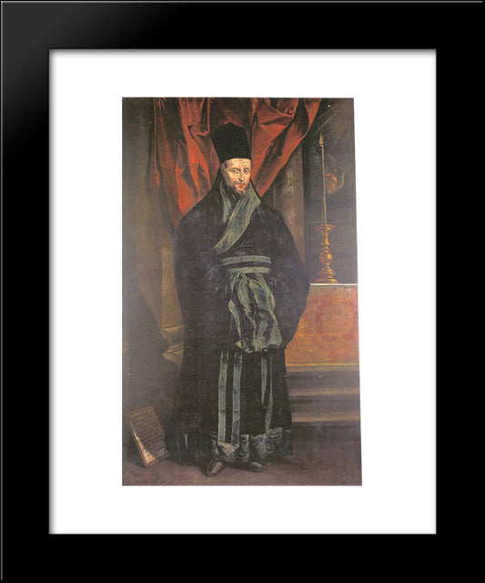 Nicolas Trigault 20x24 Black Modern Wood Framed Art Print Poster by Rubens, Peter Paul