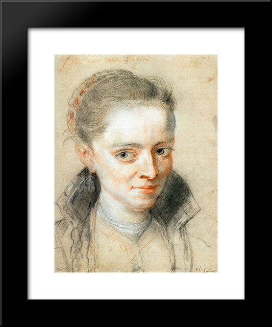 Susanna Fourment 20x24 Black Modern Wood Framed Art Print Poster by Rubens, Peter Paul