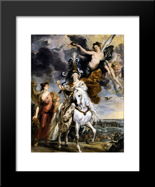 The Triumph Of Juliers, 1St September 1610 20x24 Black Modern Wood Framed Art Print Poster by Rubens, Peter Paul