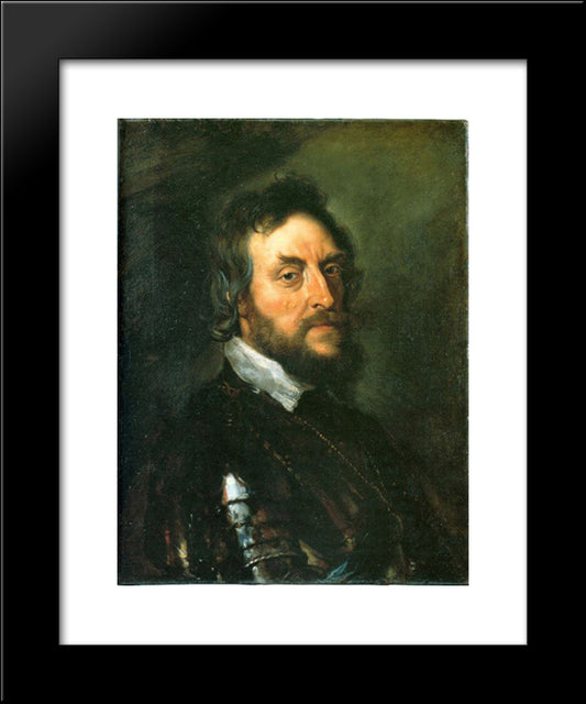 Thomas Howard, Second Count Of Arundel 20x24 Black Modern Wood Framed Art Print Poster by Rubens, Peter Paul