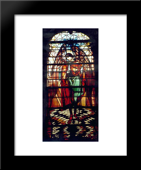 Archangel Gabriel (Church Of The Assumption Of The Blessed Virgin Mary 20x24 Black Modern Wood Framed Art Print Poster by Kholodny (Elder), Petro