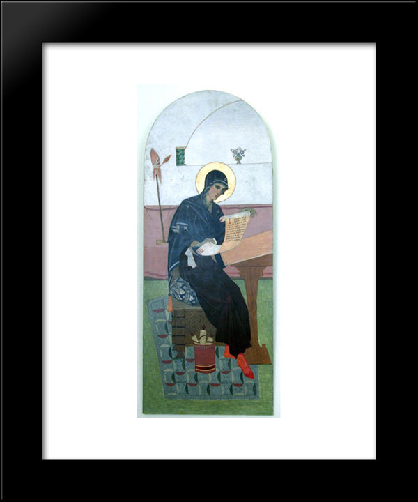 Icon Of The Mother Of God 20x24 Black Modern Wood Framed Art Print Poster by Kholodny (Elder), Petro