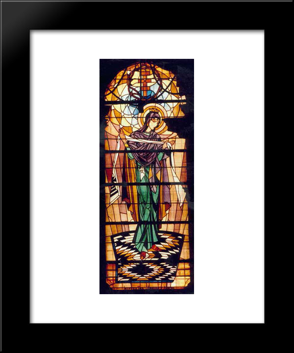 Virgin (Church Of The Assumption Of The Blessed Virgin Mary) 20x24 Black Modern Wood Framed Art Print Poster by Kholodny (Elder), Petro