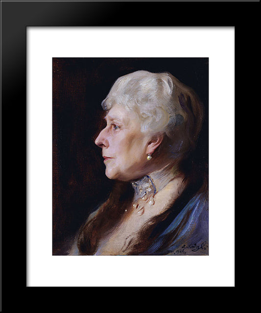 Princess Beatrice 20x24 Black Modern Wood Framed Art Print Poster by Laszlo, Philip de