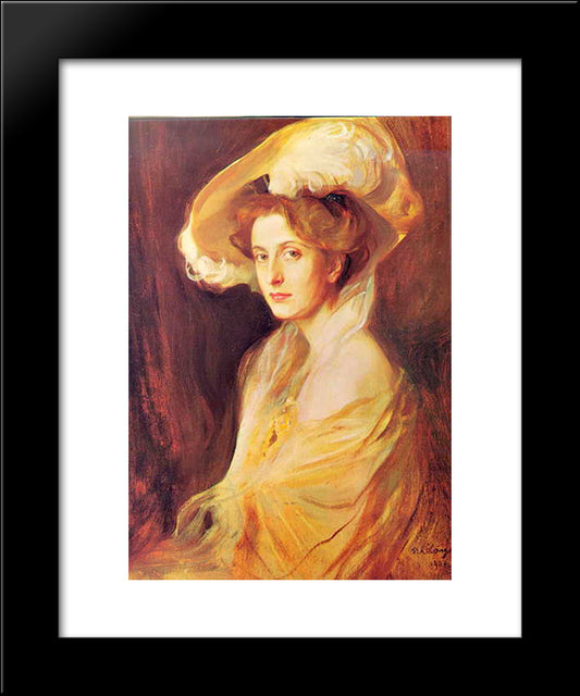 Princess Louise Mountbatten 20x24 Black Modern Wood Framed Art Print Poster by Laszlo, Philip de