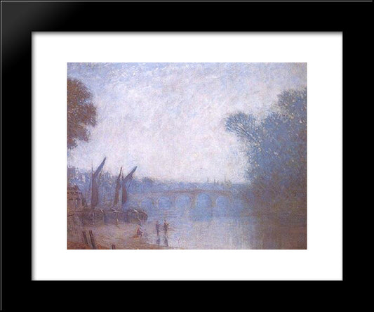 A Classic Landscape, Richmond 20x24 Black Modern Wood Framed Art Print Poster by Steer, Philip Wilson