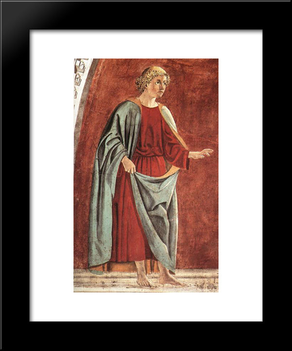 Prophet 20x24 Black Modern Wood Framed Art Print Poster by Piero, della Francesca