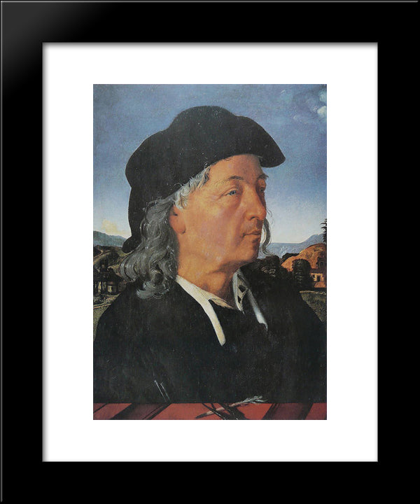 Giuliano Da San Gallo 20x24 Black Modern Wood Framed Art Print Poster by Cosimo, Piero di