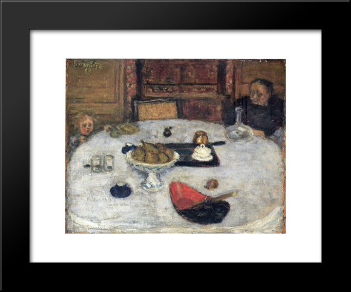 Convocation 20x24 Black Modern Wood Framed Art Print Poster by Bonnard, Pierre