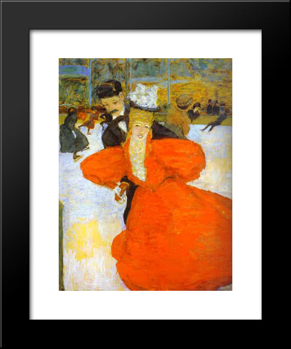 Ice Palace 20x24 Black Modern Wood Framed Art Print Poster by Bonnard, Pierre