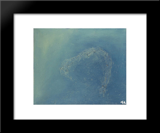 Au Matin 20x24 Black Modern Wood Framed Art Print Poster by Tal Coat, Pierre