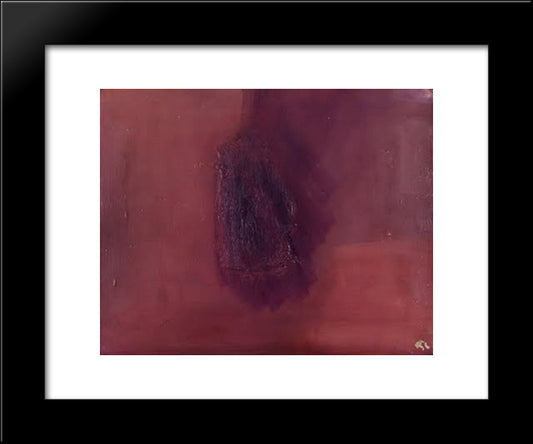 Enigmatique 20x24 Black Modern Wood Framed Art Print Poster by Tal Coat, Pierre