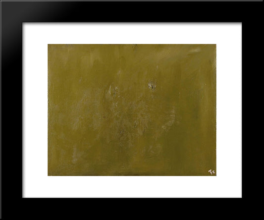 Ponctue 20x24 Black Modern Wood Framed Art Print Poster by Tal Coat, Pierre