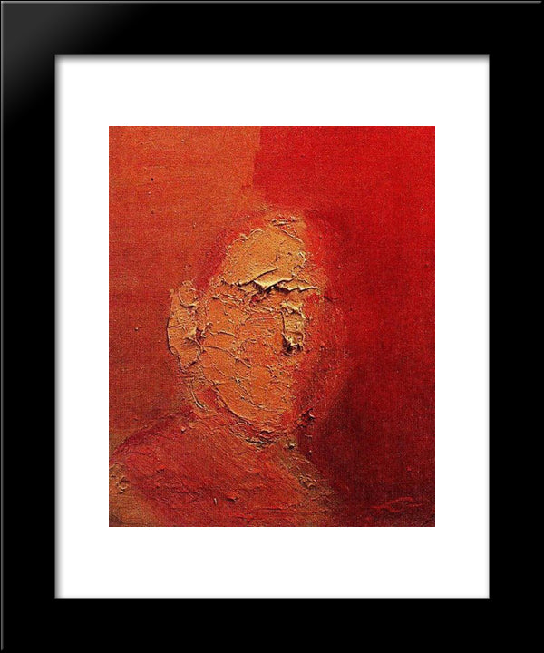 Unknown Title 20x24 Black Modern Wood Framed Art Print Poster by Tal Coat, Pierre