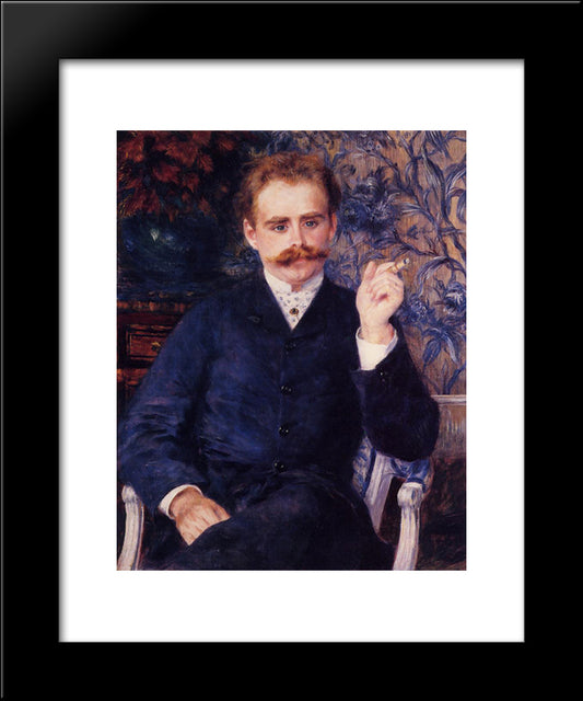 Albert Cahen D`Anvers 20x24 Black Modern Wood Framed Art Print Poster by Renoir, Pierre Auguste