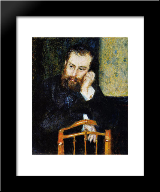 Alfred Sisley 20x24 Black Modern Wood Framed Art Print Poster by Renoir, Pierre Auguste
