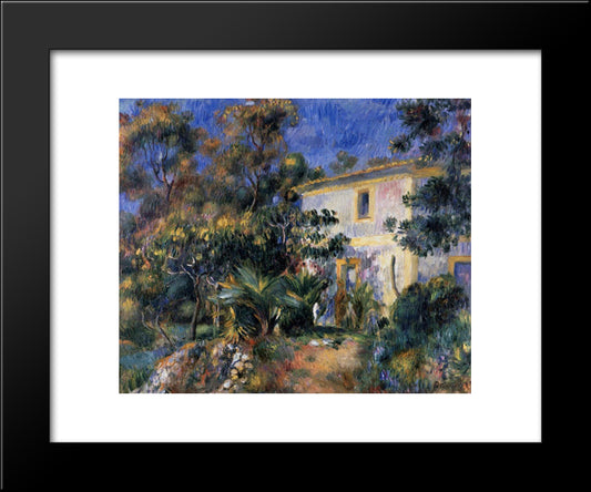 Algiers Landscape 20x24 Black Modern Wood Framed Art Print Poster by Renoir, Pierre Auguste