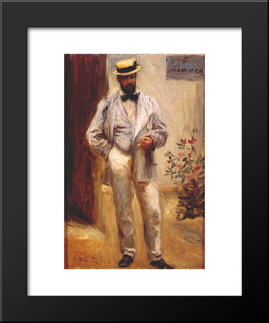 Charles Le Coeur 20x24 Black Modern Wood Framed Art Print Poster by Renoir, Pierre Auguste