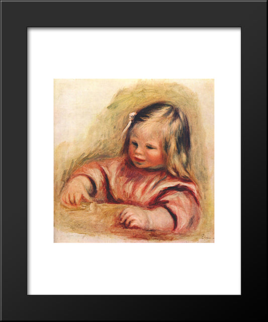 Coco 20x24 Black Modern Wood Framed Art Print Poster by Renoir, Pierre Auguste