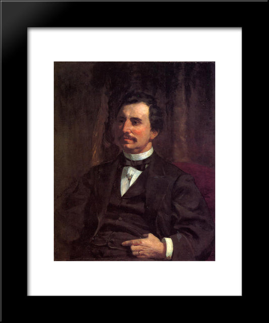 Colonel Barton Howard Jenks 20x24 Black Modern Wood Framed Art Print Poster by Renoir, Pierre Auguste