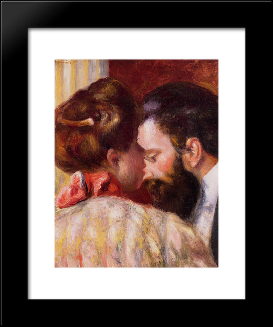 Confidence 20x24 Black Modern Wood Framed Art Print Poster by Renoir, Pierre Auguste