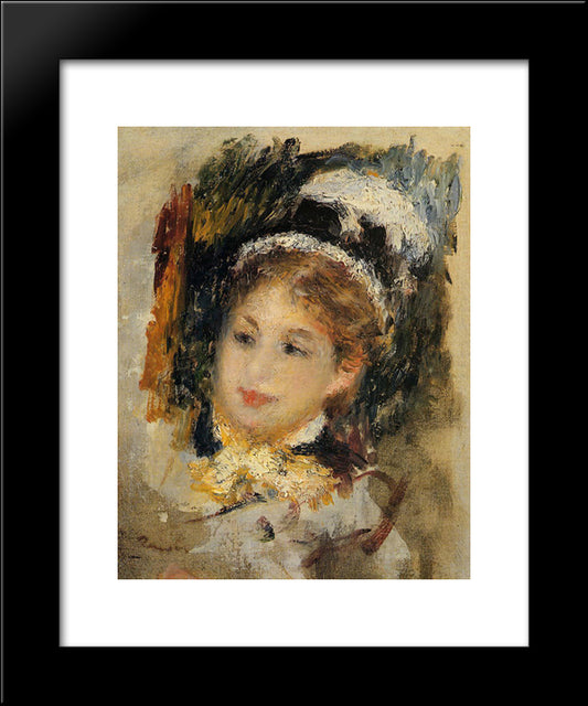 Dame En Toilette De Ville 20x24 Black Modern Wood Framed Art Print Poster by Renoir, Pierre Auguste