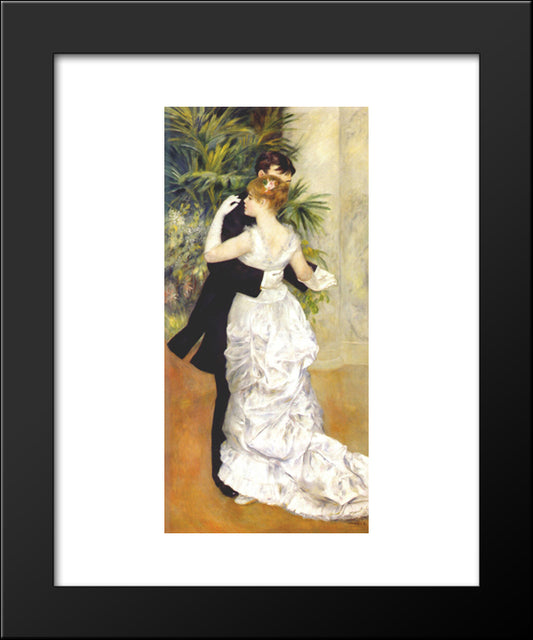 Dance In The City 20x24 Black Modern Wood Framed Art Print Poster by Renoir, Pierre Auguste