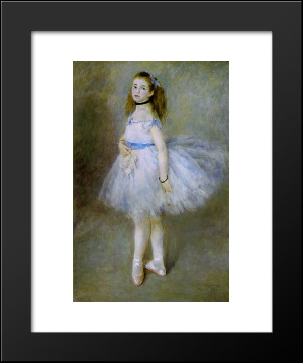 Dancer 20x24 Black Modern Wood Framed Art Print Poster by Renoir, Pierre Auguste