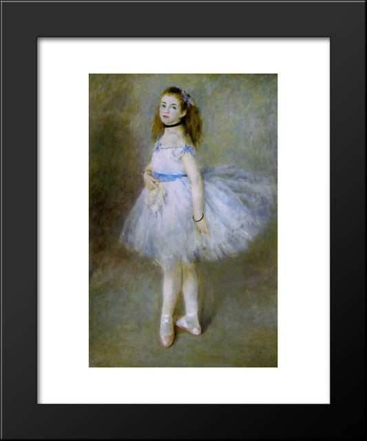 Dancer 20x24 Black Modern Wood Framed Art Print Poster by Renoir, Pierre Auguste