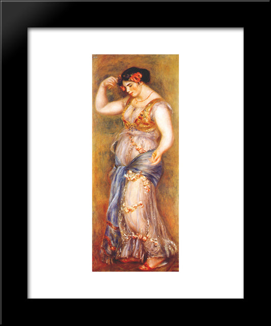 Dancer With Castanettes 20x24 Black Modern Wood Framed Art Print Poster by Renoir, Pierre Auguste
