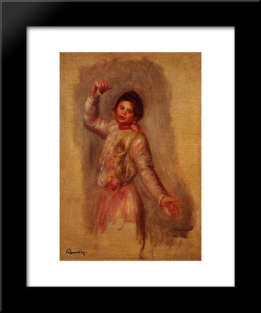 Dancer With Castenets 20x24 Black Modern Wood Framed Art Print Poster by Renoir, Pierre Auguste
