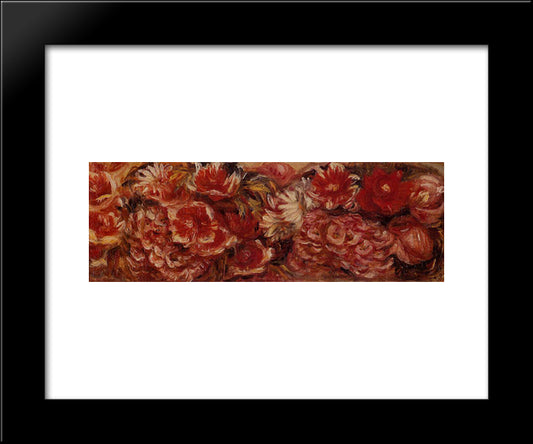 Floral Headband 20x24 Black Modern Wood Framed Art Print Poster by Renoir, Pierre Auguste