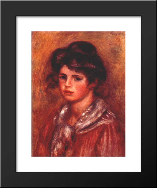 Gabrielle 20x24 Black Modern Wood Framed Art Print Poster by Renoir, Pierre Auguste