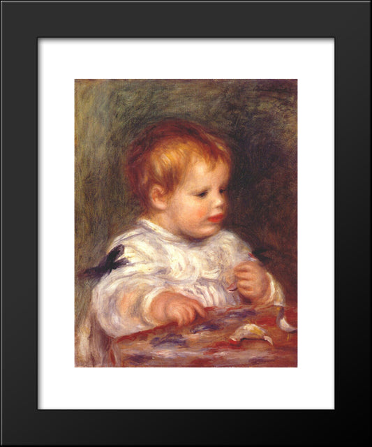 Jacques Fray As A Baby 20x24 Black Modern Wood Framed Art Print Poster by Renoir, Pierre Auguste