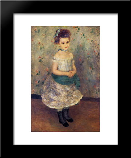Jeanne Durand Ruel 20x24 Black Modern Wood Framed Art Print Poster by Renoir, Pierre Auguste