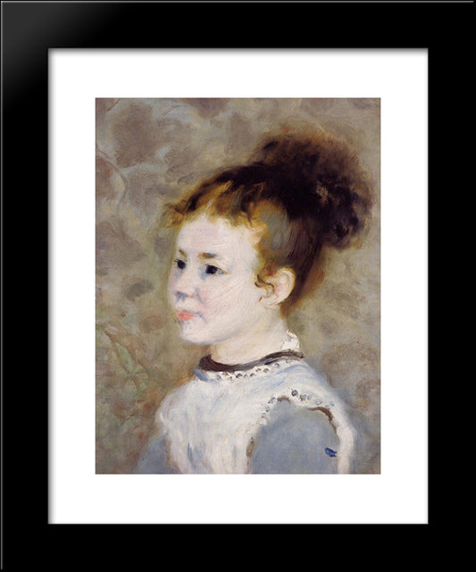Jeanne Sisley 20x24 Black Modern Wood Framed Art Print Poster by Renoir, Pierre Auguste