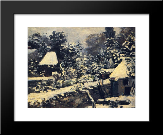 Landscape 20x24 Black Modern Wood Framed Art Print Poster by Renoir, Pierre Auguste