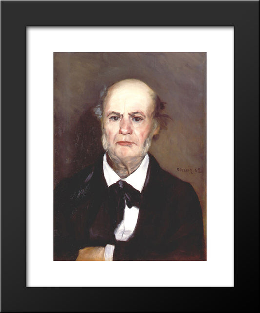 Leonard Renoir 20x24 Black Modern Wood Framed Art Print Poster by Renoir, Pierre Auguste