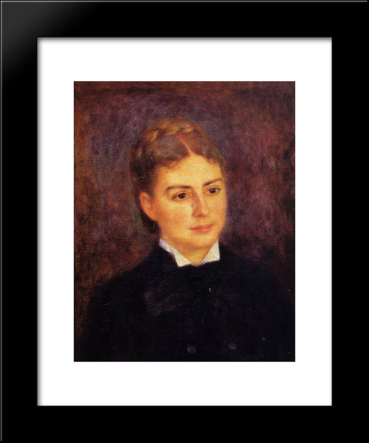 Madame Paul Berard 20x24 Black Modern Wood Framed Art Print Poster by Renoir, Pierre Auguste
