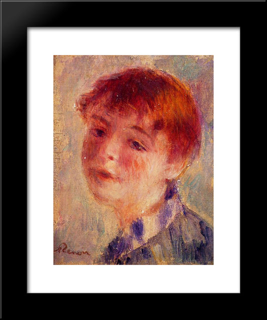 Margot 20x24 Black Modern Wood Framed Art Print Poster by Renoir, Pierre Auguste