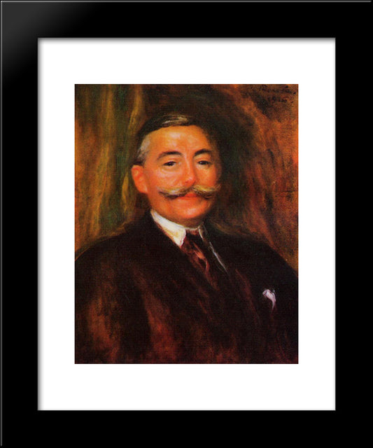 Maurice Gangnat 20x24 Black Modern Wood Framed Art Print Poster by Renoir, Pierre Auguste