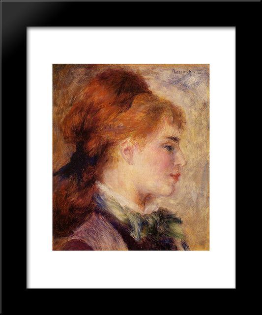 Nini Lopez 20x24 Black Modern Wood Framed Art Print Poster by Renoir, Pierre Auguste