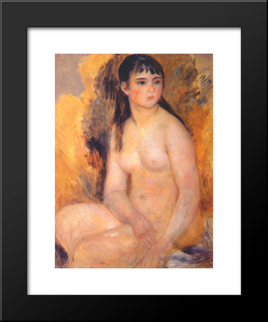 Nude 20x24 Black Modern Wood Framed Art Print Poster by Renoir, Pierre Auguste