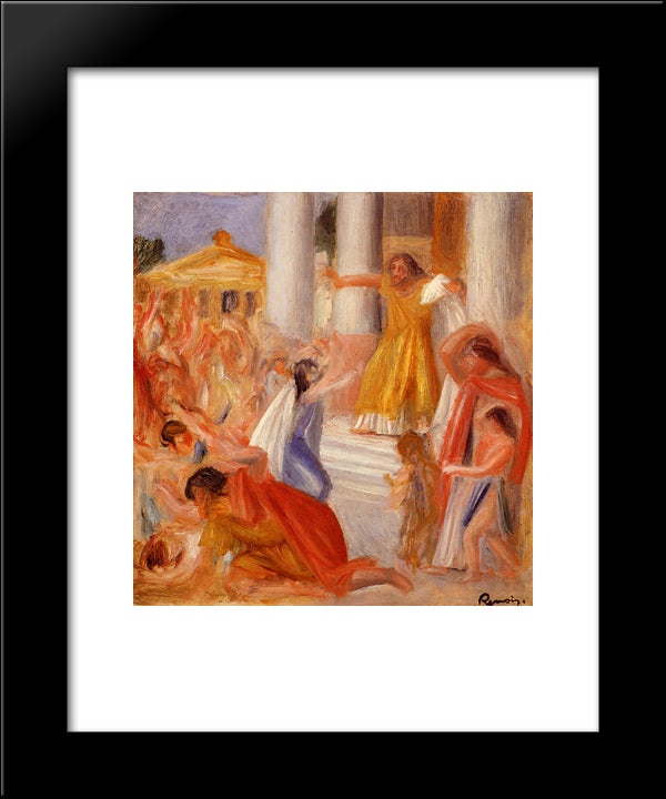 Oedipus Rex 20x24 Black Modern Wood Framed Art Print Poster by Renoir, Pierre Auguste