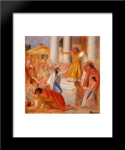 Oedipus Rex 20x24 Black Modern Wood Framed Art Print Poster by Renoir, Pierre Auguste
