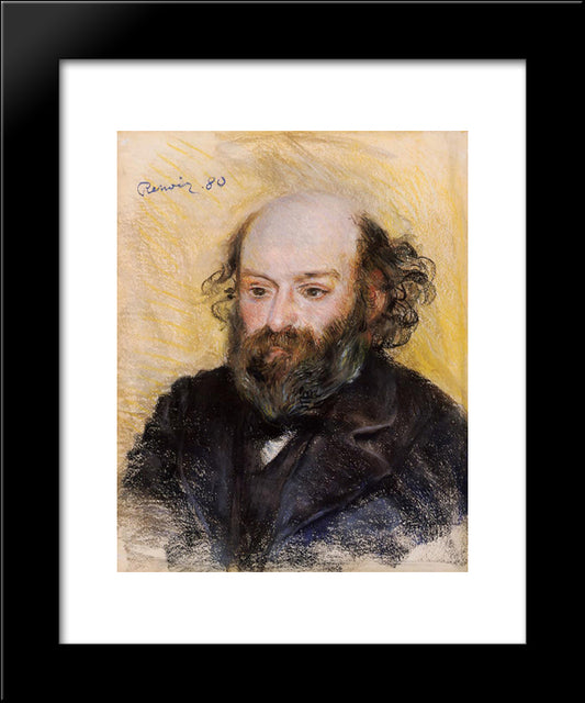 Paul Cezanne 20x24 Black Modern Wood Framed Art Print Poster by Renoir, Pierre Auguste