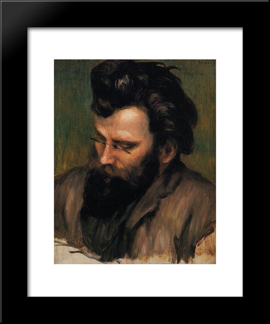 Portrait Of Charles Terrasse 20x24 Black Modern Wood Framed Art Print Poster by Renoir, Pierre Auguste