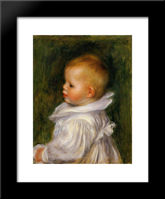 Portrait Of Claude Renoir 20x24 Black Modern Wood Framed Art Print Poster by Renoir, Pierre Auguste